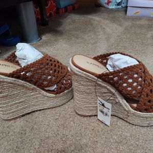 Brown Express wedges. Brand new